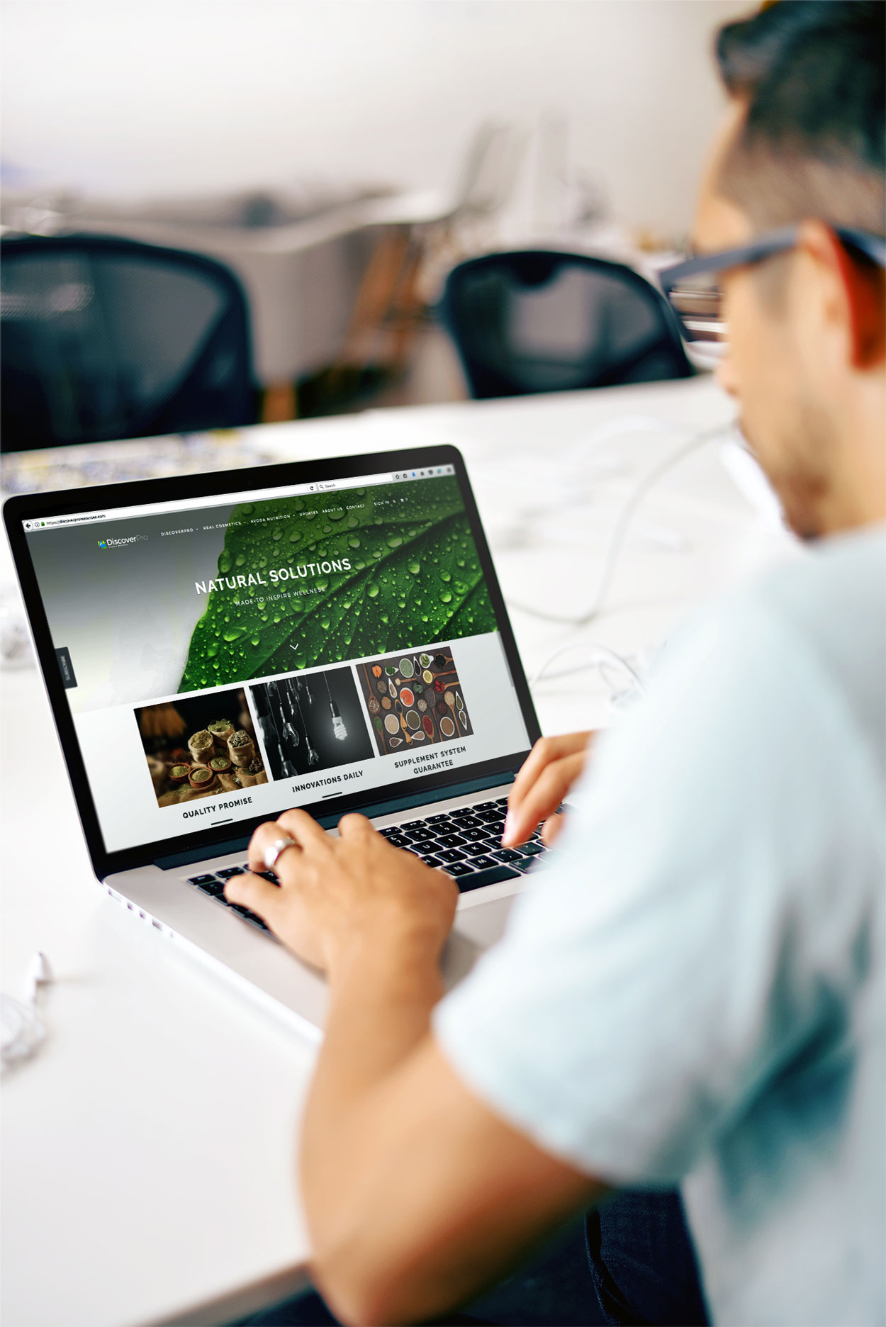 DiscoverPro Home Screen